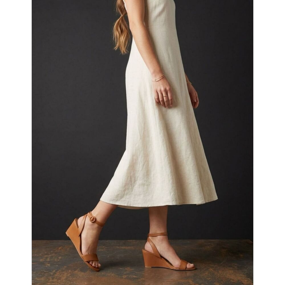 Nordstrom Rack Wedge Sandals 13 Strappy Minimalist Wedding Modern Tan Carrie